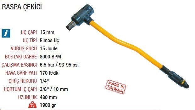 Yama AT-2072 Raspa Çekici