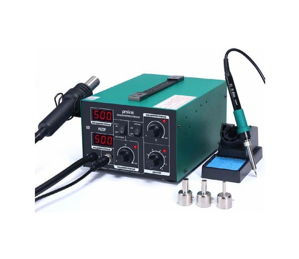 Prolink P-52 Dp Diyafram Sıcak Hava Üflemeli Dijital Havya İstasyonu 852d+