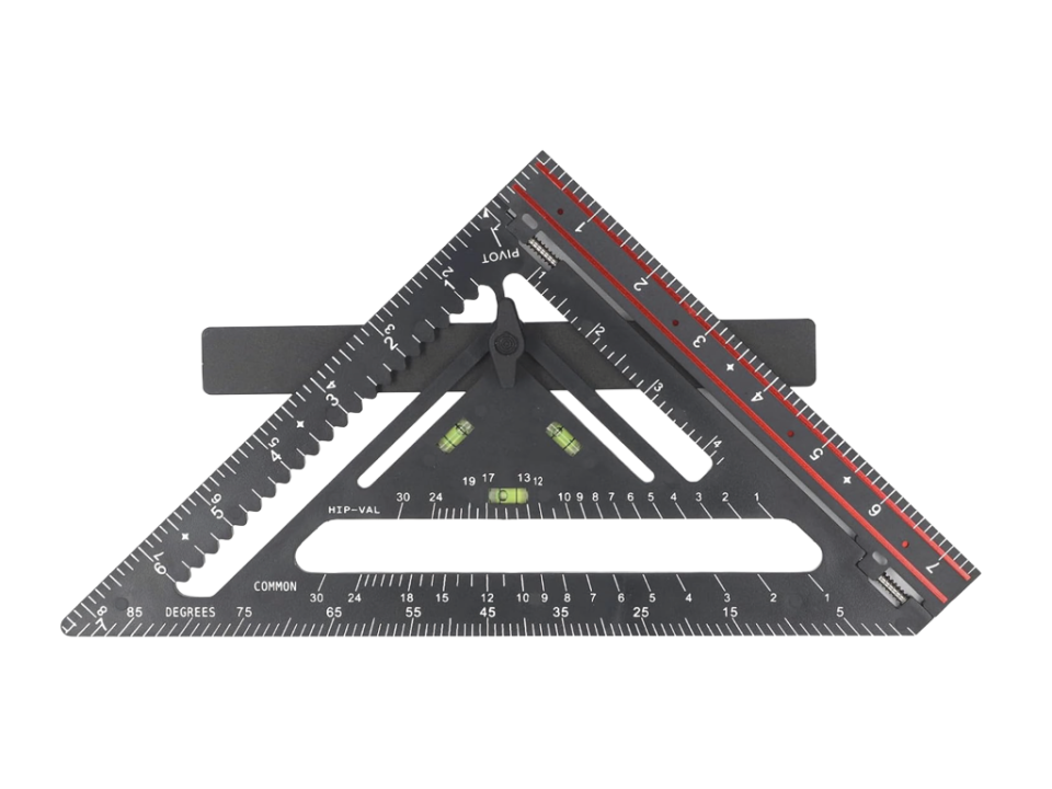 DW 7” Çok Fonksiyonlu Alaşım Üçgen Gönye DW7GM61