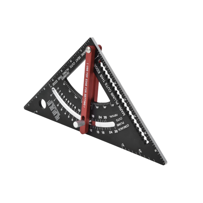 DW 7” Alüminyum Üçgen Marangoz Gönyesi DW7GM63