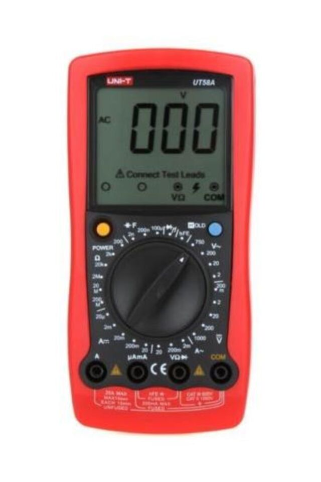Unı-t Ut 58a Dıgıtal Multımetre
