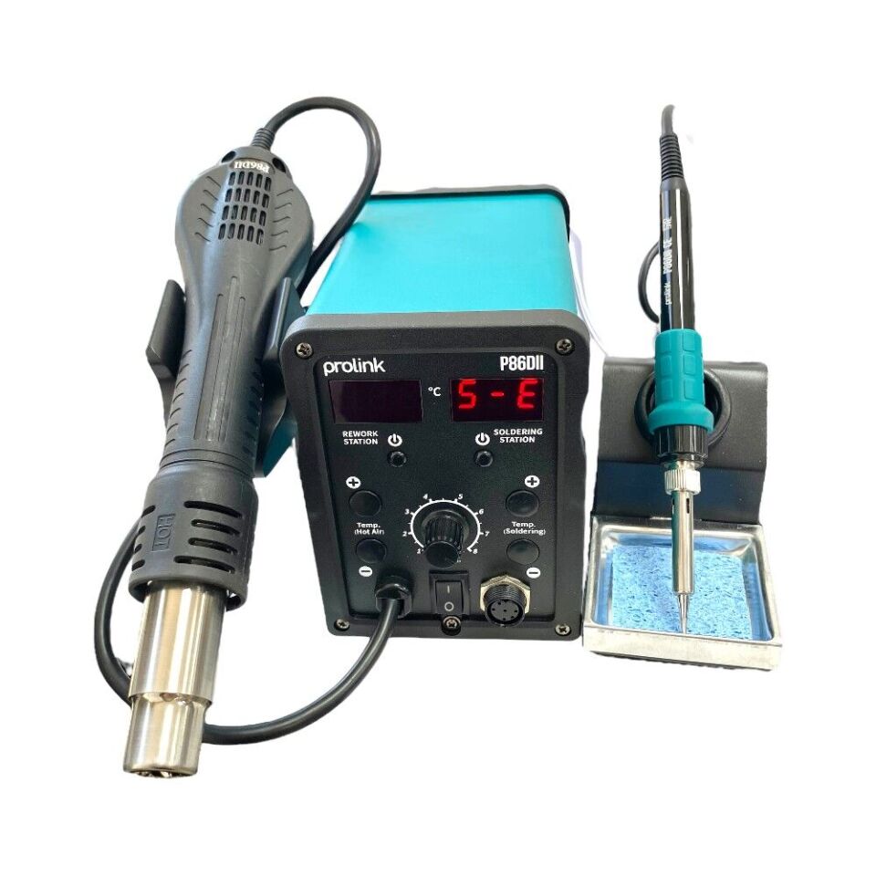 Prolink P-86 DII Dijital Sıcak Hava Üflemeli Lehimleme İstasyonu P-86DII