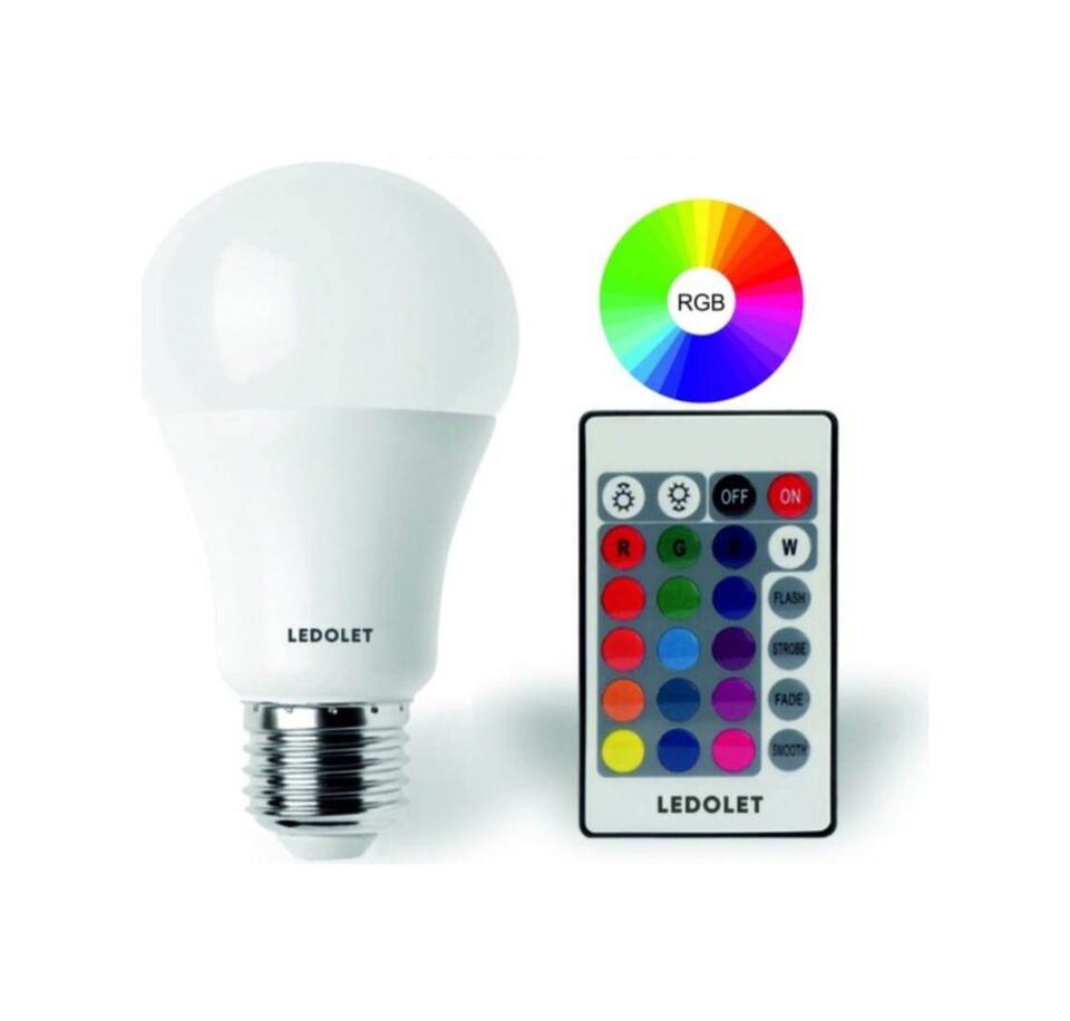LEDOLET RGB 9W KUMANDALI LED AMPÜL