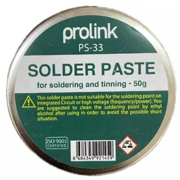 Prolink Ps-33 50gr Lehim Pastası