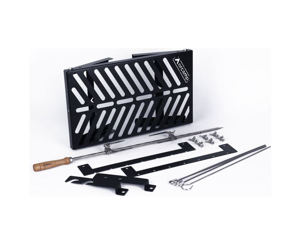 ORGAZ G-386 GRILON ATEŞ ÜSTÜ IZGARA ŞİŞ/PİLİÇ ÇEVİRME APARATI OR-G-386