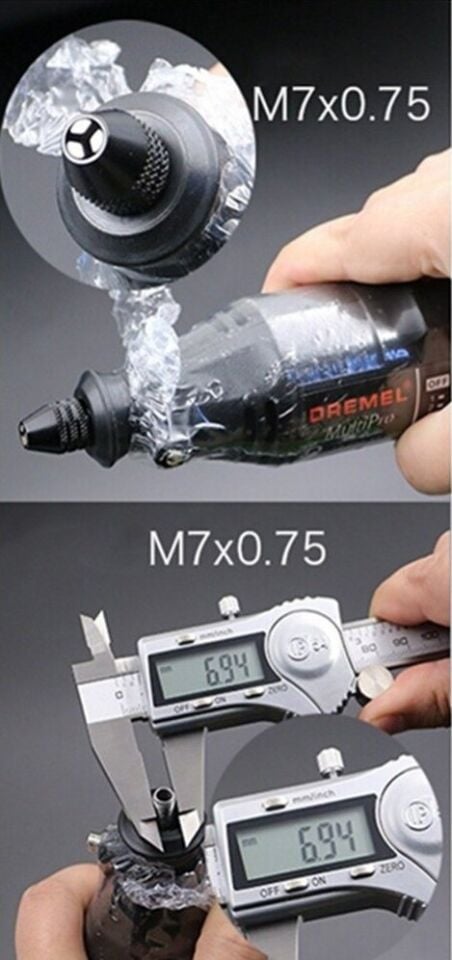 5331 HOBİ GRAVÜR İÇİN OTOMATİK MİNİ MANDREN 7 MM