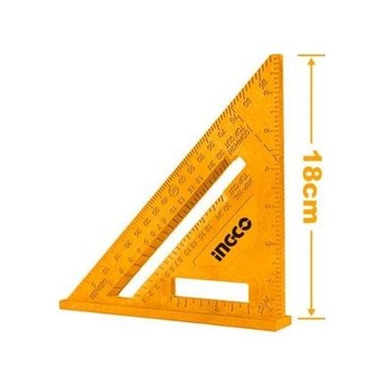 İNGCO AÇILI ÜÇGEN CETVEL HAS20202