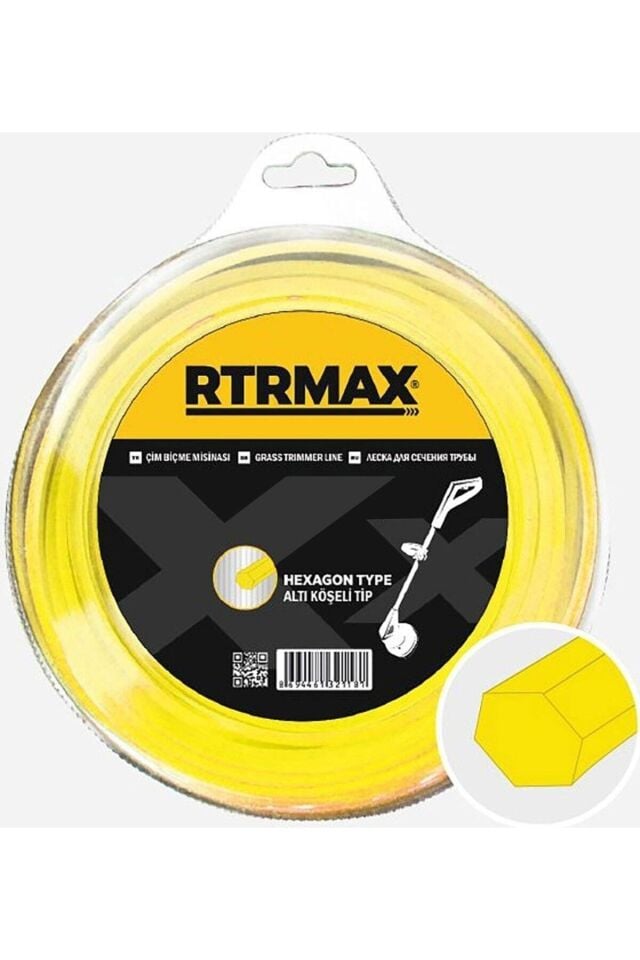 Rtrmax Rty433 Tırpan Misinası Sarı 3,3Mm*46Mt