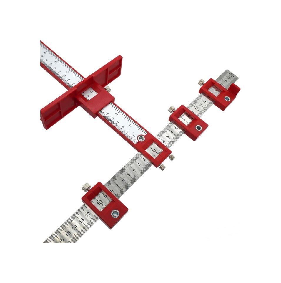 Rox Wood 0058 Delik Delme Merkezleme  Kılavuz Cetveli