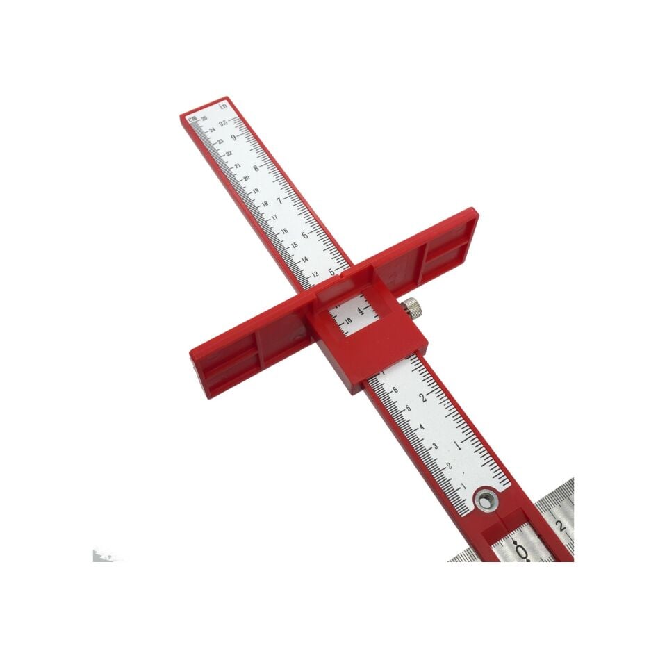 Rox Wood 0058 Delik Delme Merkezleme  Kılavuz Cetveli