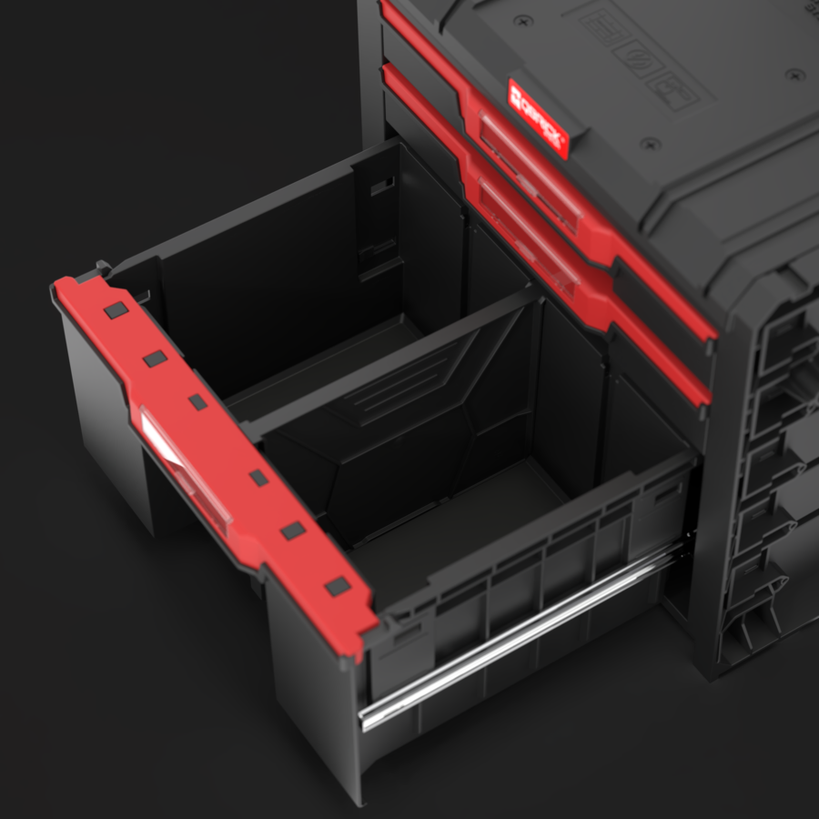 Qbrick System PRO Cart 2.0 Plus Drawer 3 Q155-SKRWQCP2PD3CZAPG001