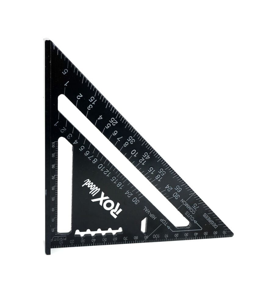 Rox Wood Alüminyum Üçgen Gönye 45 Derece