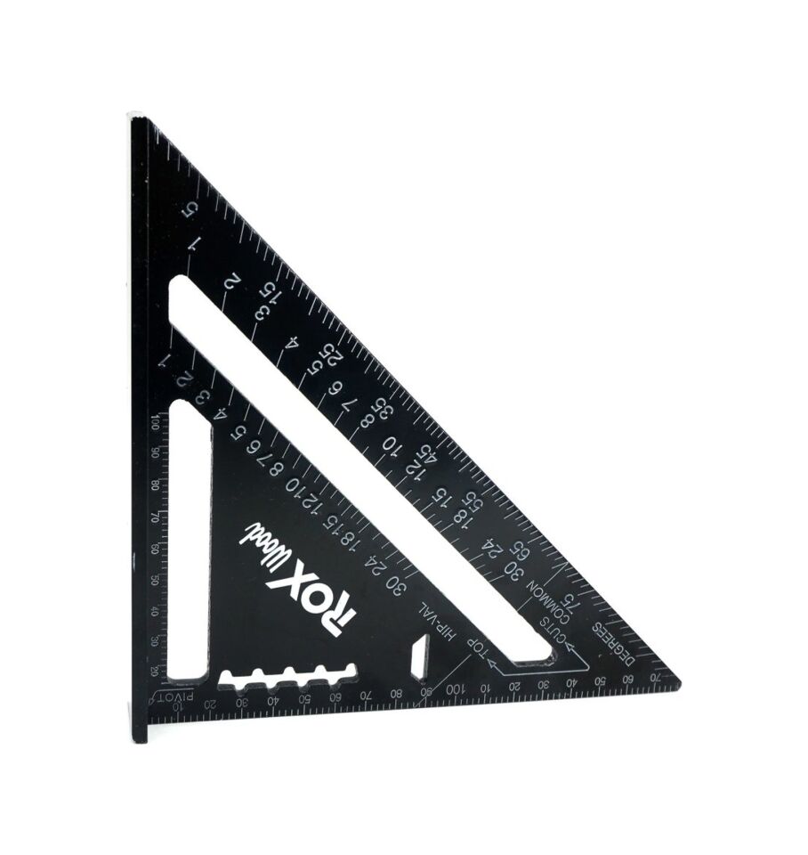 Rox Wood Alüminyum Üçgen Gönye 45 Derece