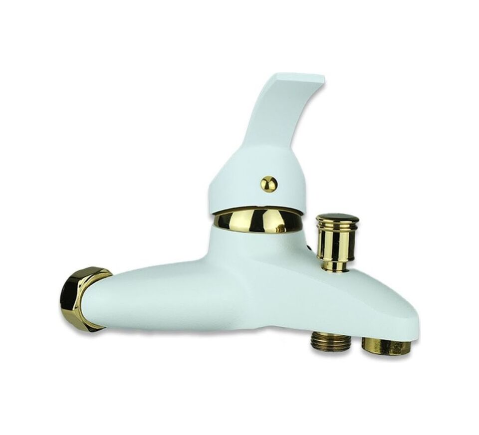 Polisu Gold Mix Beyaz Altın Banyo Bataryası Gld303 Beyaz