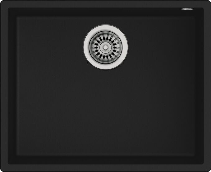 TEKA SQUARE 50.40 TG, TeGranite+, Siyah Tek Gözlü Eviye