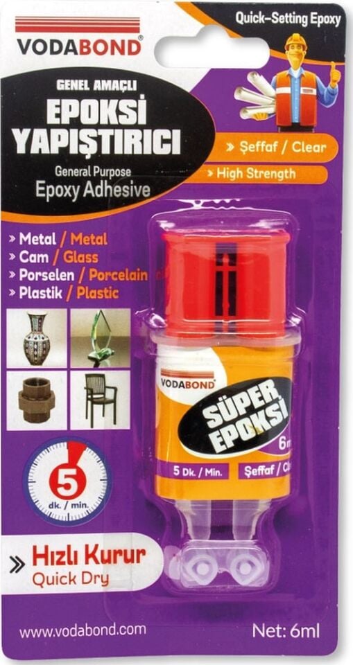 VODABOND EPOKSİ ŞIRINGA 6 ML
