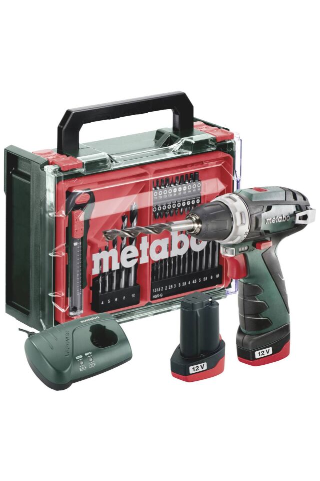 METABO AKÜLÜ MATKAP POWERMAXX BS BASİX SET + LC40