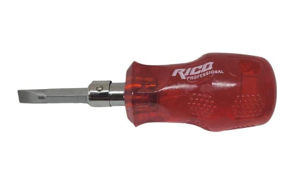 Rico 2 Fonksiyonlu Kraft Topaç Tornavida Kırmızı Düz-yıldız