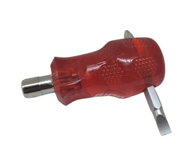 Rico 2 Fonksiyonlu Kraft Topaç Tornavida Kırmızı Düz-yıldız