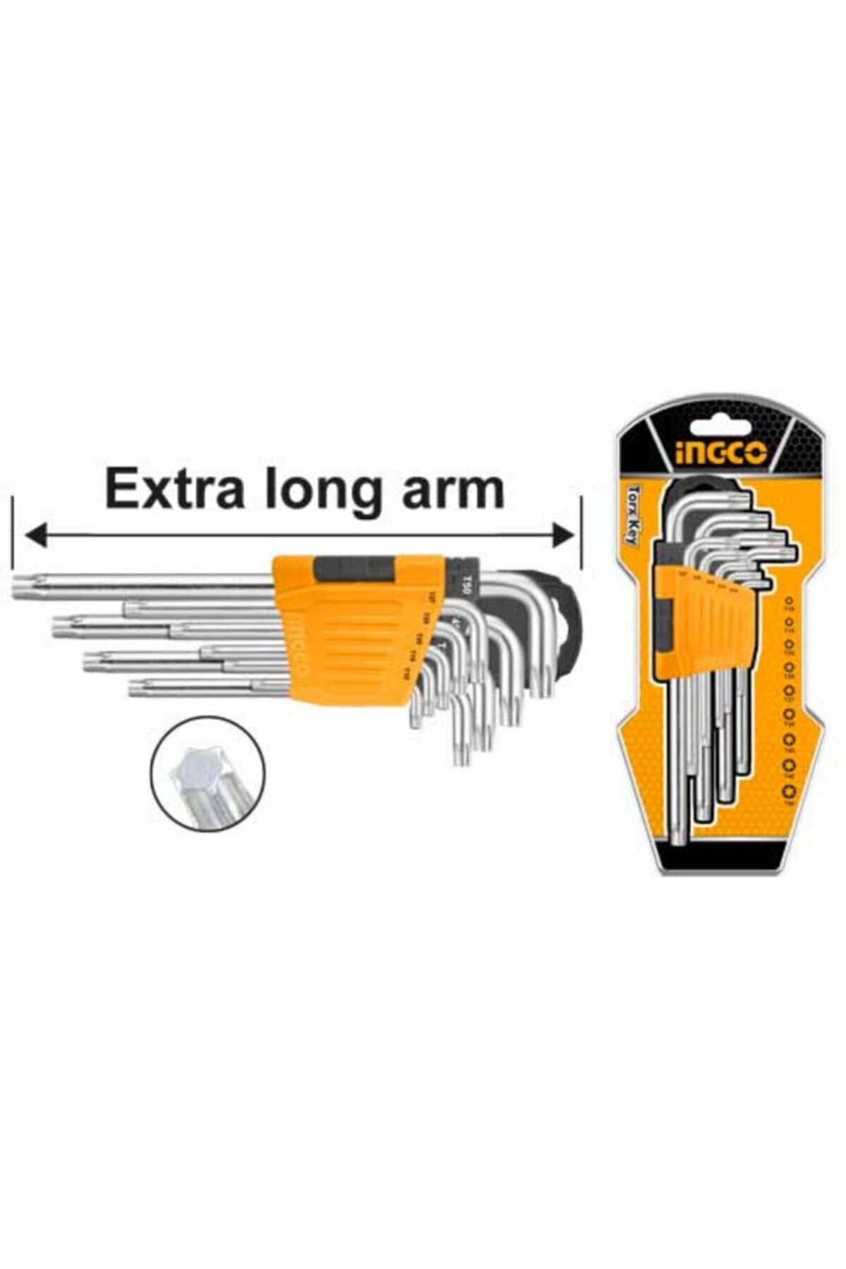 İNGCO ALYAN TAKIMI EXTRA UZUN TORK T10-T50 HHK13092