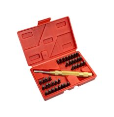 Partner Pt03047 Çelik Harf Rakam Otomatik Zımba Takımı 38 Parça