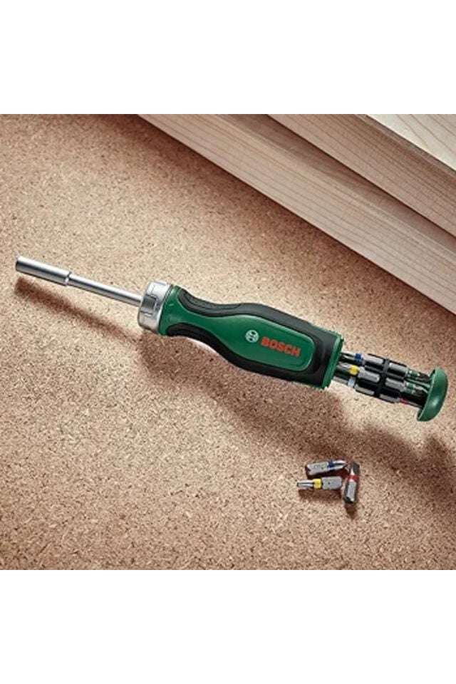Bosch 1600A027PP 12 Uçlu Cırcırlı Tornavida Seti