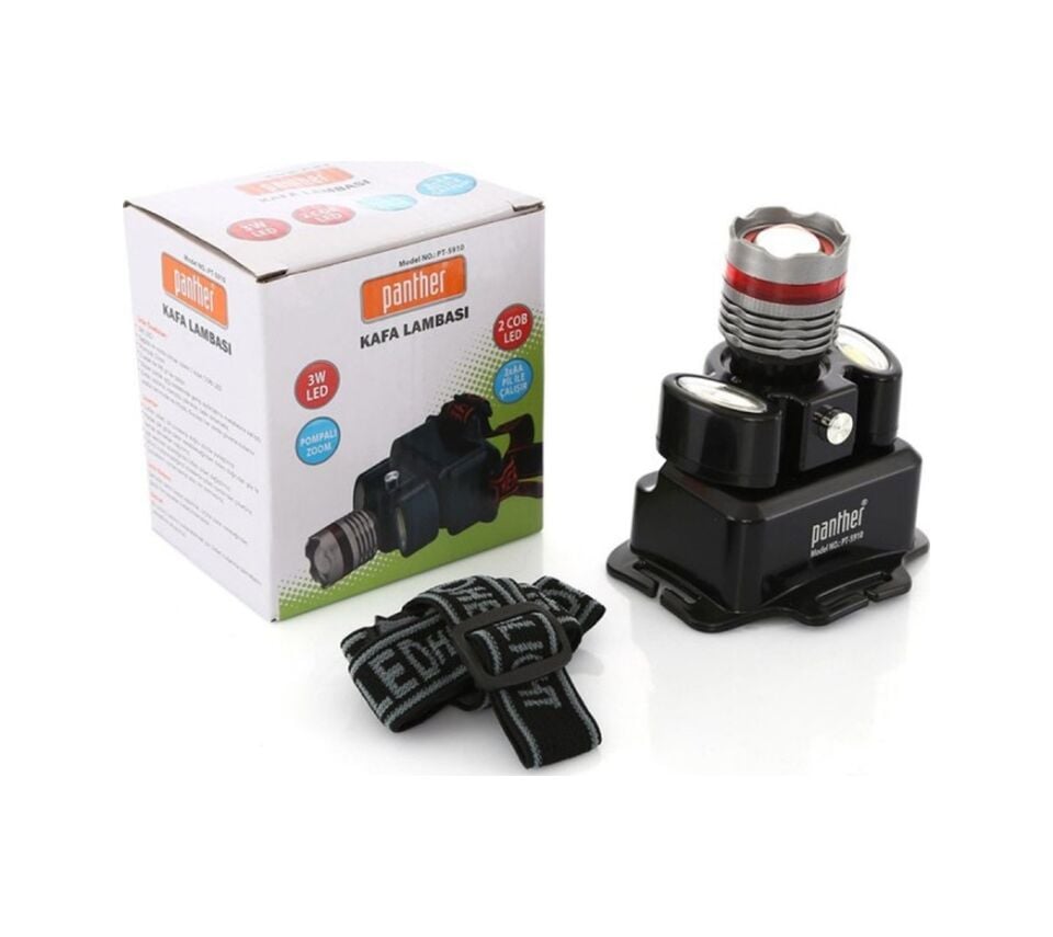 Panther Pt-5910 Kafa  Lambası Siyah