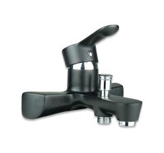 POLİSU MİLAS SİYAH KROM BANYO (MLS303-K)