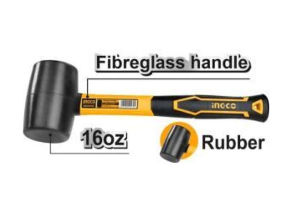 İNGCO TOKMAK KAUÇUK 450 GR HRUH8216