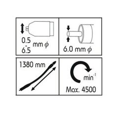 Partner 21909 Esnek Flexible Şaft 1380 Mm Vidalama Aparatı