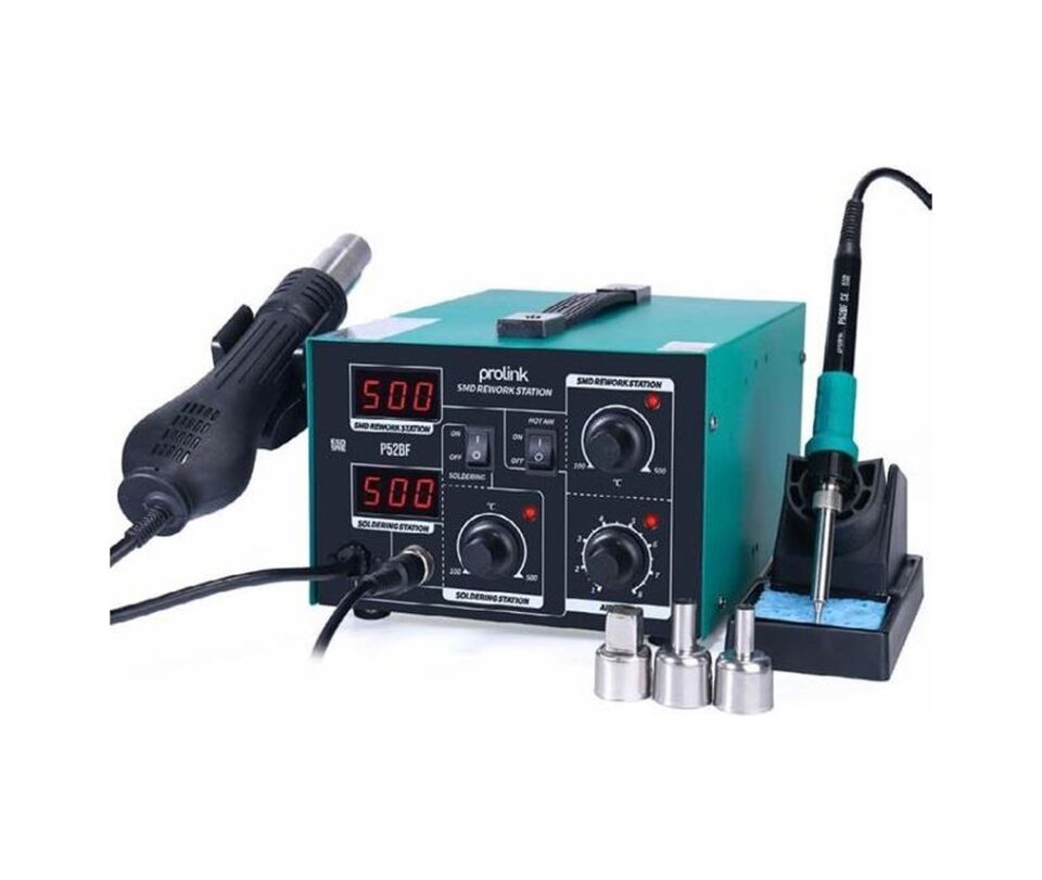 Prolink P-52 Bf Sıcak Hava Üflemeli Dijital Havya İstasyonu Max 740w 852d+