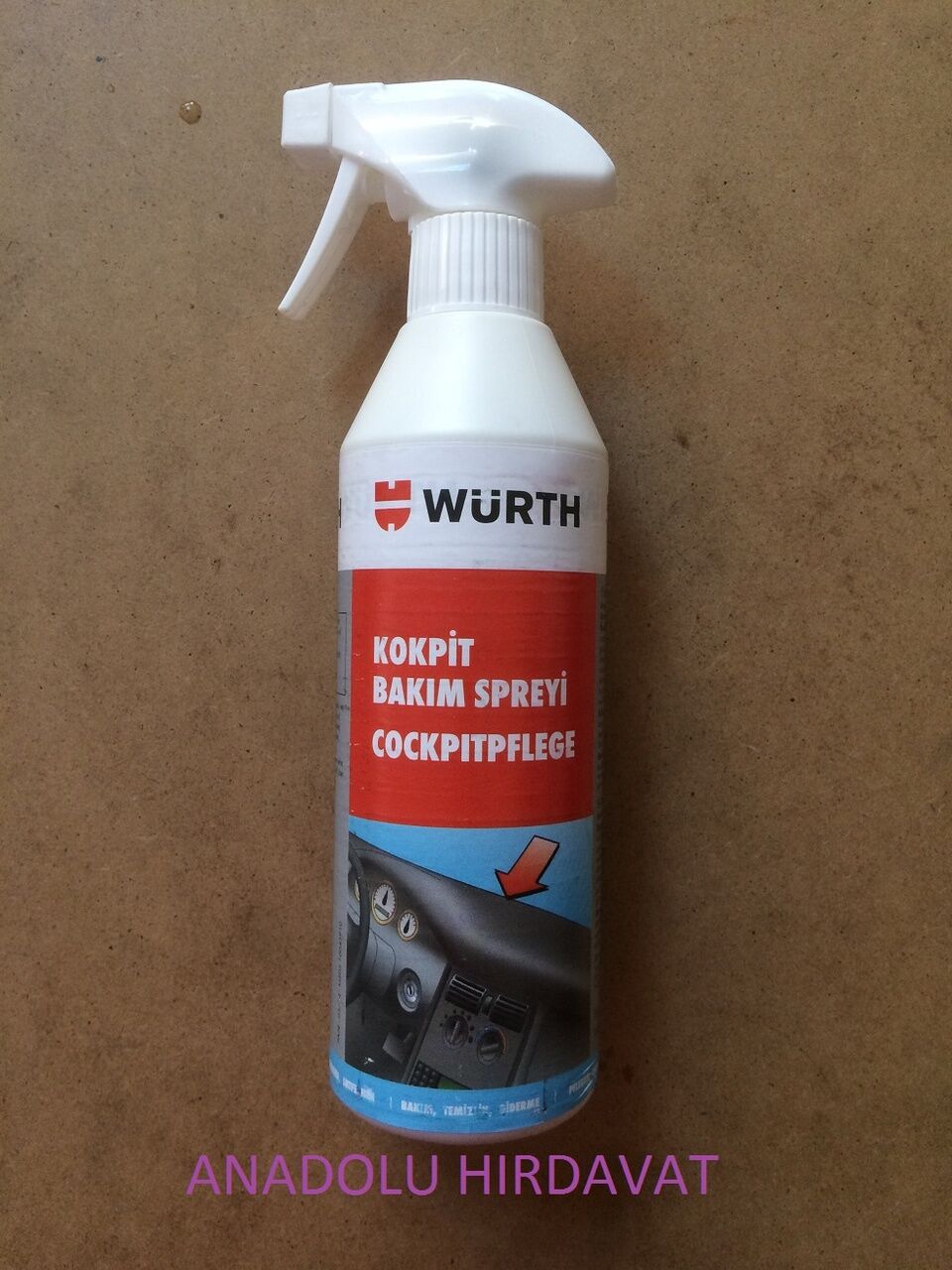 WÜRTH KOKPİT KORUMA VE BAKIM SPREYİ 500 ML