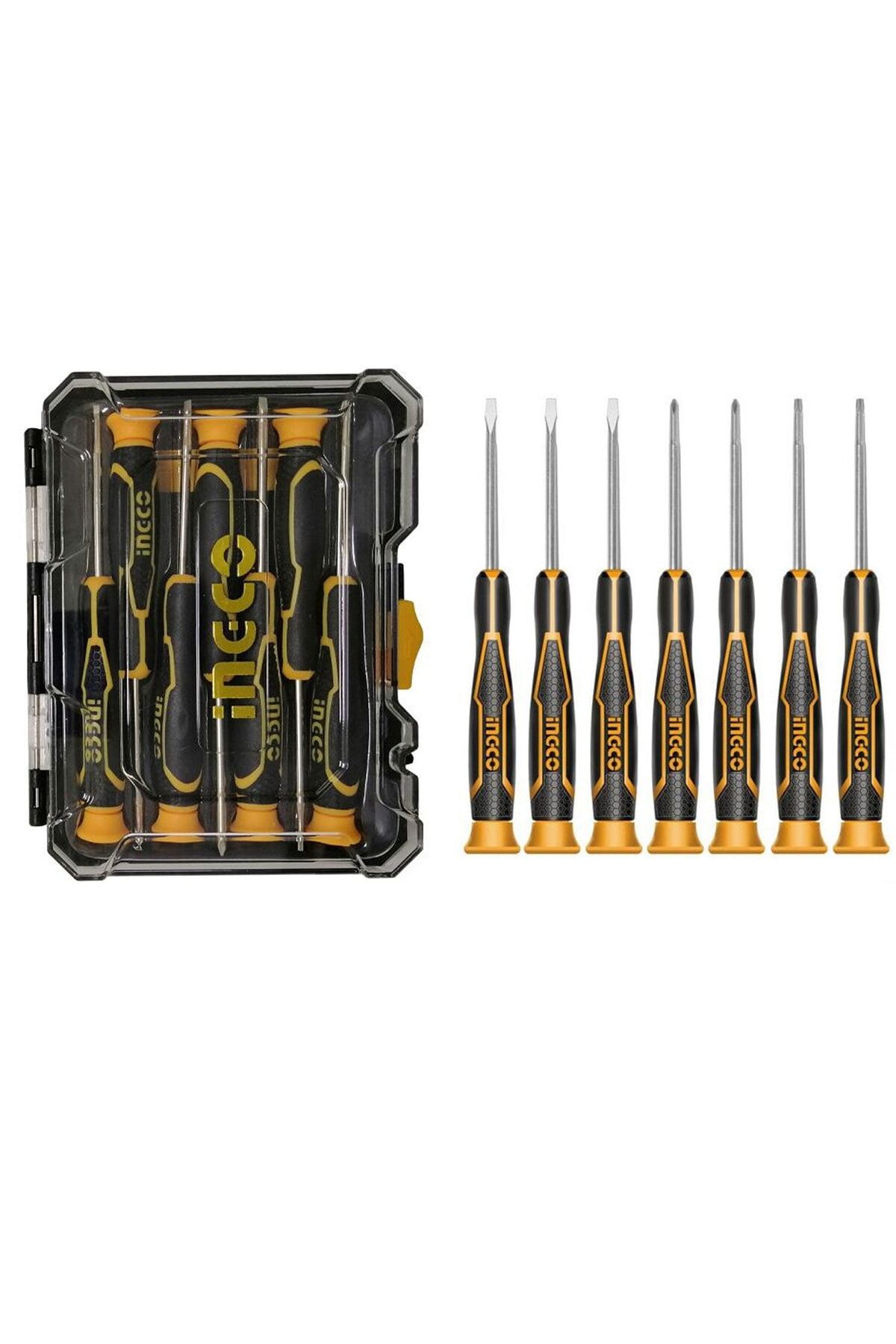 İNGCO TORNAVİDA SETİ ELEKTRONİK 7 Lİ HKSD0718