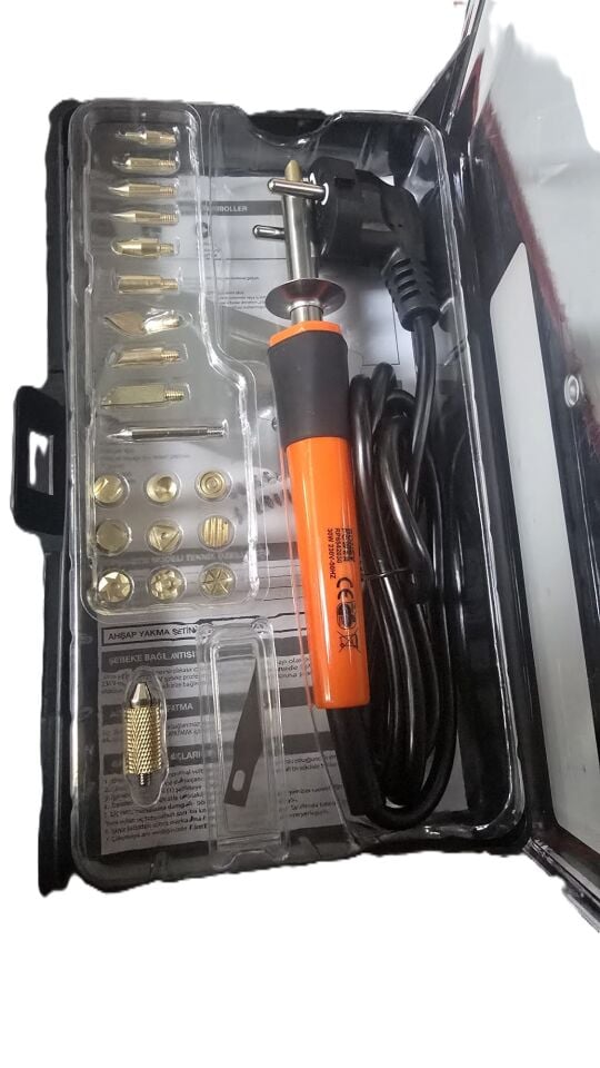 RONEY RONEY Ahşap Yakma Seti 30W 21 Parça RP6542030