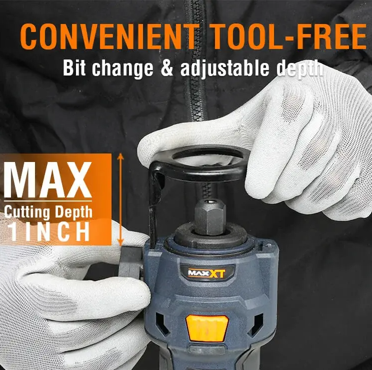 MAXXT MDCOT20V 20V Kablosuz Alçıpan Kesme Aleti 2.0Ah Akülü Döner Kesici Seti