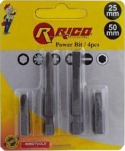 Rico Kk1146 Bits Uç Seti Takımı 4 Parça 25 MM-50 MM