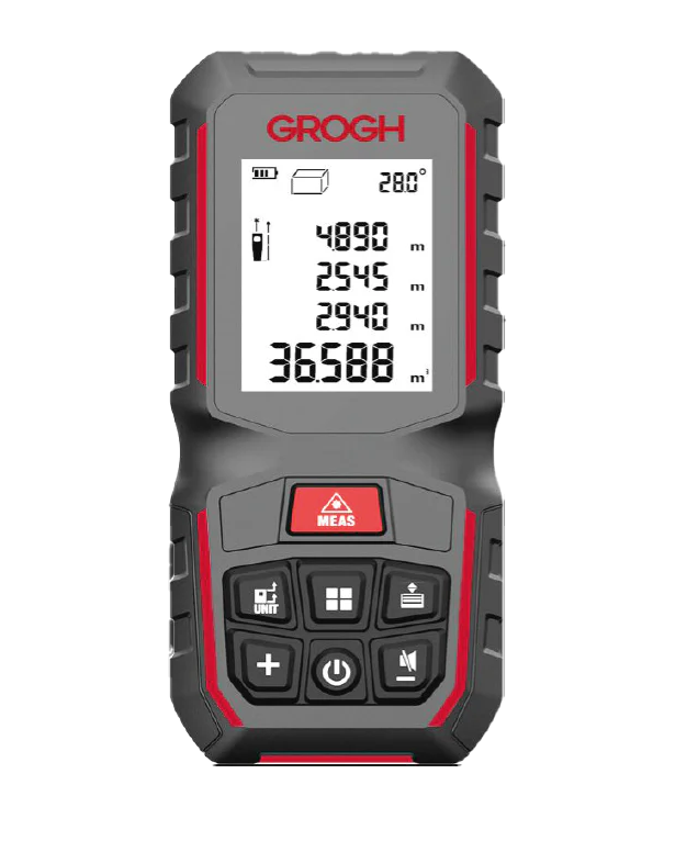 Grogh GRD1712 Lazer Metre 60 Metre Dijital Mesafe Ölçer