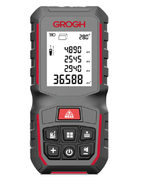 Grogh GRD1713 Lazer Metre 80 Metre Dijital Mesafe Ölçer