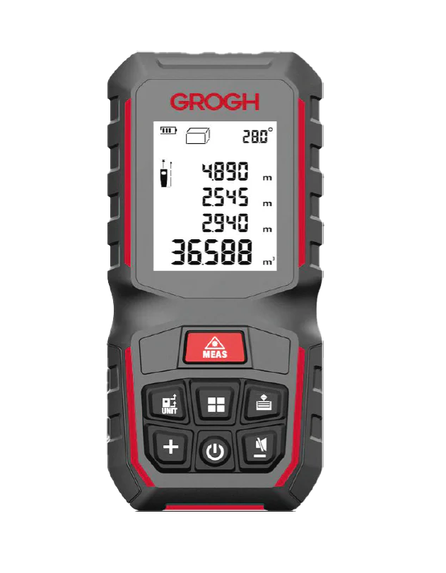 Grogh GRD1714 Lazer Metre 100 Metre Dijital Mesafe Ölçer