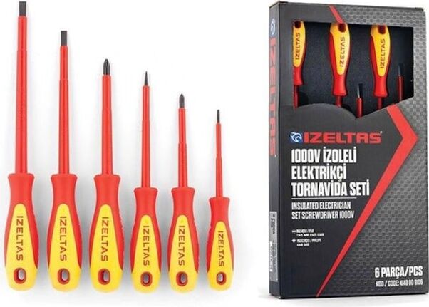 İZELTAŞ TORNAVİDA SETİ İZOLELİ 6 PARÇA