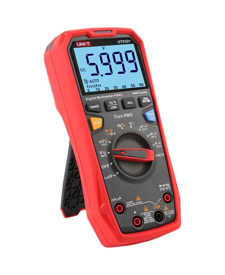 Uni-T Ut-61d+ 1000v True Rms Digital Multimetre