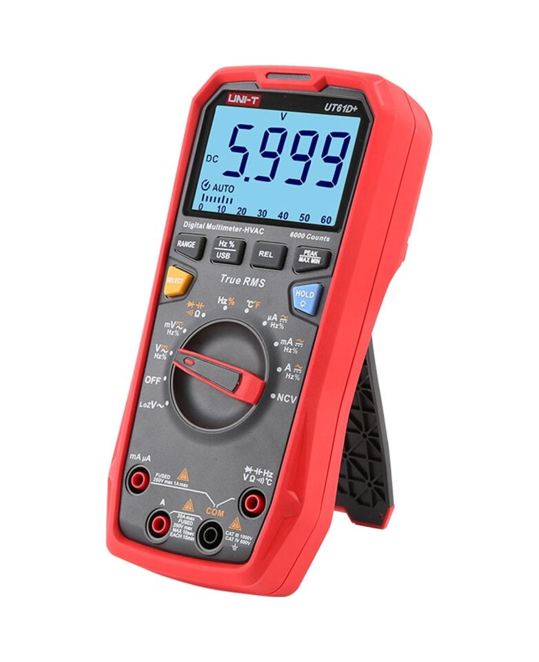 Uni-T Ut-61d+ 1000v True Rms Digital Multimetre