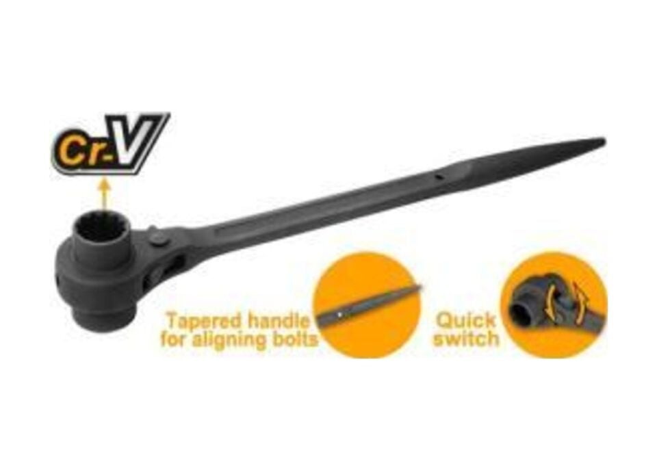 İNGCO ÇİFT TARAFLI LOKMA ANAHTARI 19X24 HRSTW19241