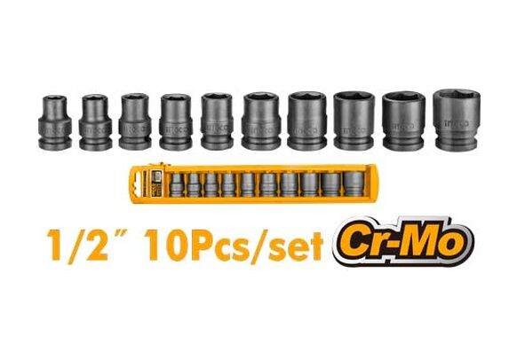 İNGCO LOKMA TAKIMI 10 LU 1/2 HKISSD12101