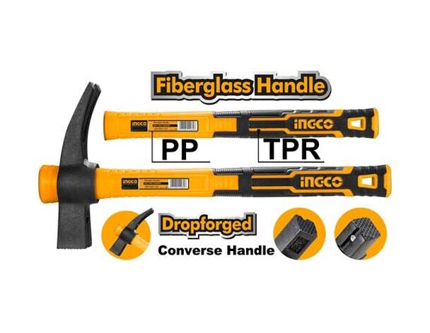 İngco Fiberglass Saplı Fransız Tipi Çatal Çekiç 700G Hıhh80700