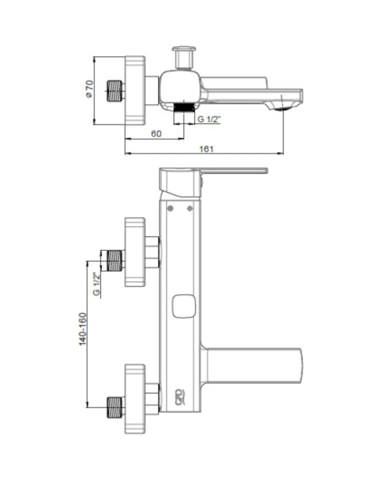 Gpd MBB160 Pedra Banyo Bataryası Krom