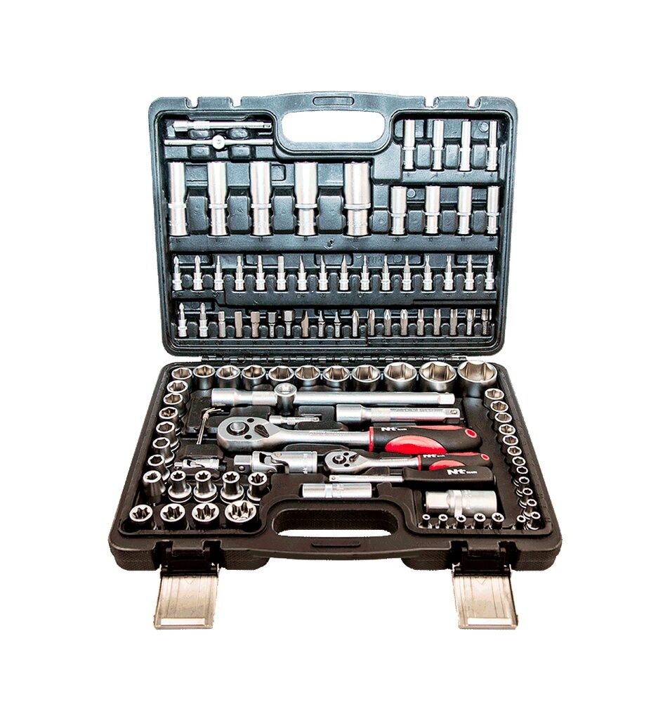 Nt Tools 1/2 Ve 1/4 Altı Köşe Cr-V Bits Lokma Seti 108 Li