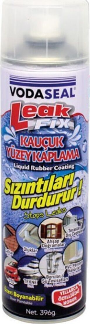 VODASEAL KAUÇUK İZOLASYON SPREYİ ŞEFFAF 396 G