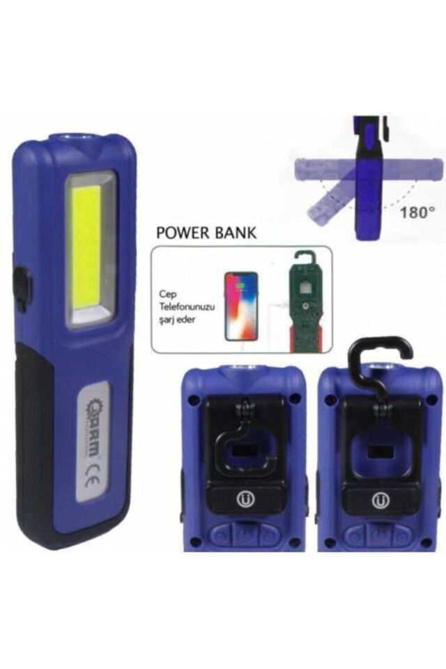 ARM ŞARJLI LED EL LAMBASI ESEN109