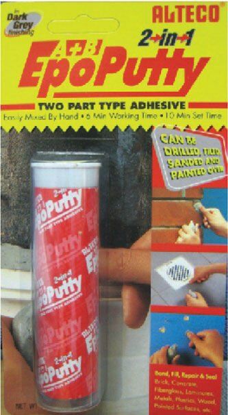 Alteco Alteco Putt - 50G - K İkisi Bir Arada Çelik Macun - ALTECOPUTTY-50G-K